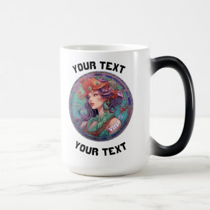 Gepersonaliseerde Maagd Zodiac Magische Mok