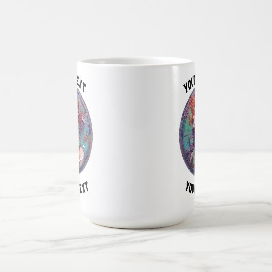 Gepersonaliseerde Maagd Zodiac Magische Mok (Midden)