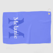 Gepersonaliseerde maagdenpalm golfhanddoek (Horizontaal)