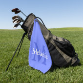 Gepersonaliseerde maagdenpalm golfhanddoek (Groen)