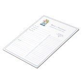 Gepersonaliseerde maaltijdplanning notitieblok (Schuin)