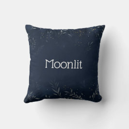 Gepersonaliseerde Maan en Bladeren Sierkussen