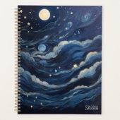 Gepersonaliseerde Maan en Sterren Planner (Voorkant)
