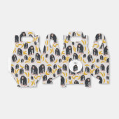 Gepersonaliseerde maandag-chimpansee & bananen-dag bedankdoosjes (Uitgevouwen)
