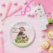 Gepersonaliseerde maandszusters Borden van Birthda Papieren Bordje (Feest)