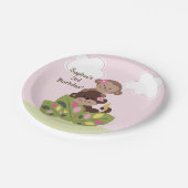 Gepersonaliseerde maandszusters Borden van Birthda Papieren Bordje (Gekanteld)
