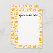 Gepersonaliseerde Mac en Kaas Notecards Bedankkaart (Voorkant / Achterkant)