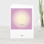 Gepersonaliseerde Macaron Confetti Hart Valentijns Kaart (Achterkant)