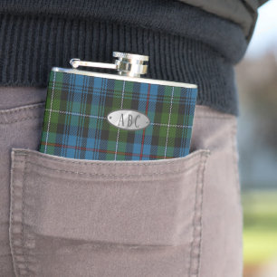 Gepersonaliseerde MacKenzie Tartan Mannen Flask He Heupfles