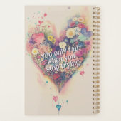 Gepersonaliseerde Magazine Hoesje Doelen Citaten Planner (Achterkant)