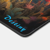 Gepersonaliseerde Magic Mushroom Forest Desk Mat (Hoek)