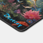 Gepersonaliseerde Magic Mushroom Forest Desk Mat (Hoek)