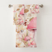 Gepersonaliseerde magische fee bloementuin Pixie Bad Handdoek (Insitu)