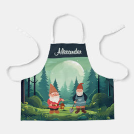 Gepersonaliseerde Magische Goblin Tuinjongen kinde Schort