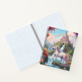 Gepersonaliseerde magische sprookje eenhoorn notitieboek (Binnen)