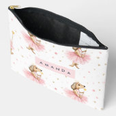 Gepersonaliseerde Magische Sprookjeshond in Roze Etui (Open)