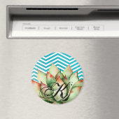 Gepersonaliseerde magneet Boho Cacti Cactus Succul (Insitu (Vaatwasser))