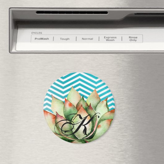 Gepersonaliseerde magneet Boho Cacti Cactus Succul (Insitu (Vaatwasser))