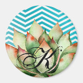 Gepersonaliseerde magneet Boho Cacti Cactus Succul (Voorkant)