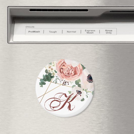 Gepersonaliseerde Magneet Geometrische Tuin Roos A (Insitu (Vaatwasser))