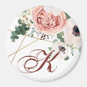 Gepersonaliseerde Magneet Geometrische Tuin Roos A (Voorkant)