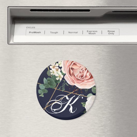 Gepersonaliseerde Magneet Geometrische Tuin Roos N (Insitu (Vaatwasser))