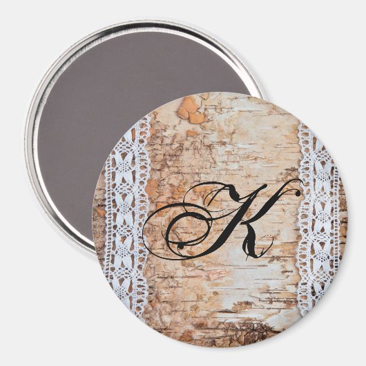 Gepersonaliseerde magneet land schuur hout kant Tr (Voorkant / Achterkant)