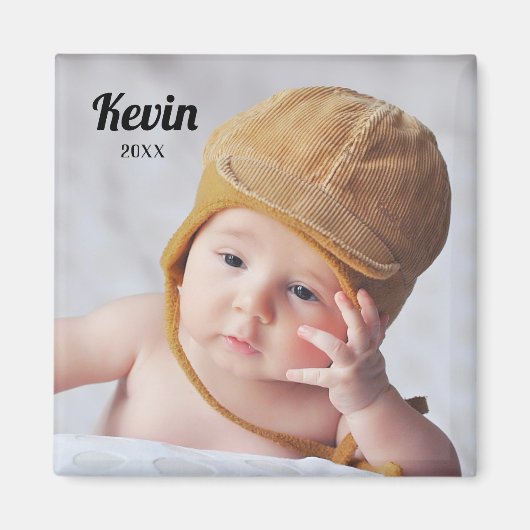 Gepersonaliseerde magneet met foto (Voorkant)