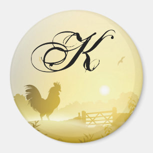 Gepersonaliseerde Magnet Sunny Morning Boerderij C