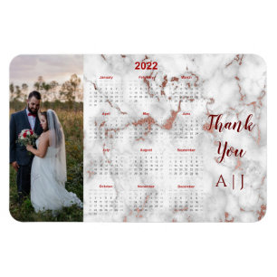 Gepersonaliseerde Magnet van de Kalender van de Vr Magneet