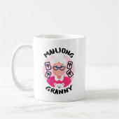 Gepersonaliseerde mahjong granny koffiemok (Links)