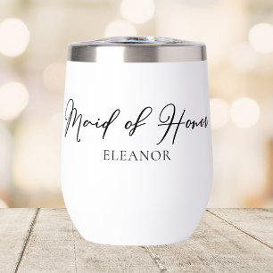 Gepersonaliseerde Maid of Honor Chic vrijgezellenf