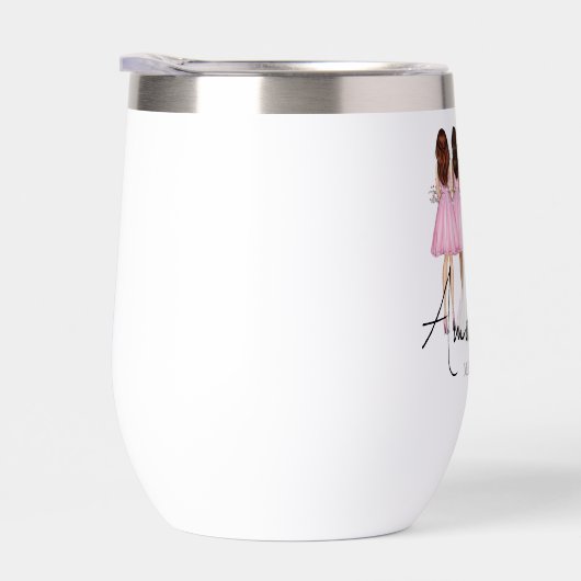 Gepersonaliseerde Maid of Honor Custom Name Gift (Rechts)