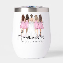 Gepersonaliseerde Maid of Honor Custom Name Gift