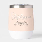 Gepersonaliseerde Maid of Honor Elegant Script Wed (Voorkant)