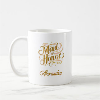 Gepersonaliseerde Maid of Honor Mok Gift - Aangepa