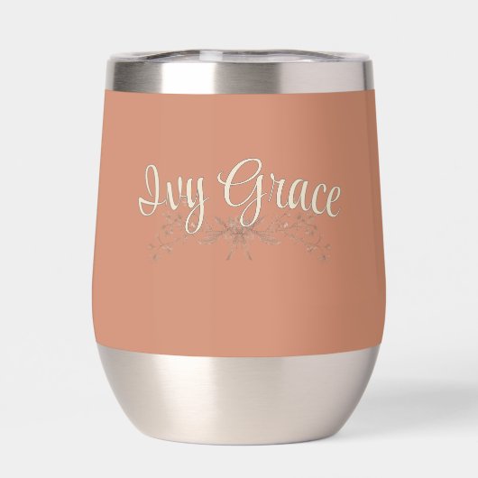 Gepersonaliseerde Maid of Honor Rustic Boho Wildfl (Achterkant)