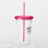 Gepersonaliseerde Maid van het Hongerbekerbek Acryl Drinkbeker (Rechts)