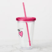 Gepersonaliseerde Maid van het Hongerbekerbek Acryl Drinkbeker (Links)