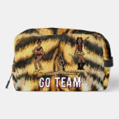 Gepersonaliseerde Majorette Dancer Maroon Tiger #1 Toilettasje (Achterkant)