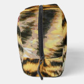 Gepersonaliseerde Majorette Dancer Maroon Tiger #2 Toilettasje (Rechts)