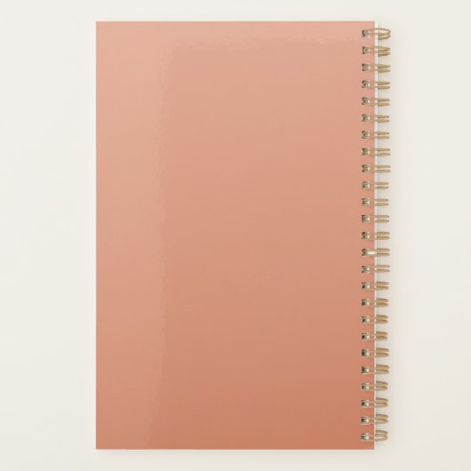 Gepersonaliseerde Make-up Artist Afspraakboek Planner (Achterkant)