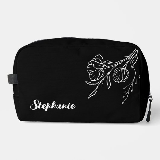 Gepersonaliseerde make-up tas | Aangepaste scriptn (Voorkant)