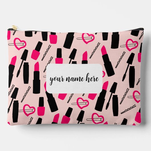 Gepersonaliseerde make-up toilettas etui (Voorkant)