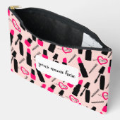 Gepersonaliseerde make-up toilettas etui (Open)