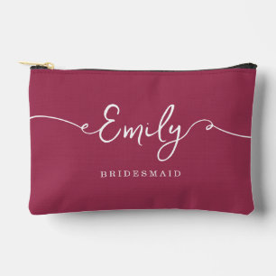 Gepersonaliseerde make-uptas bruidsmeisje cadeaus etui