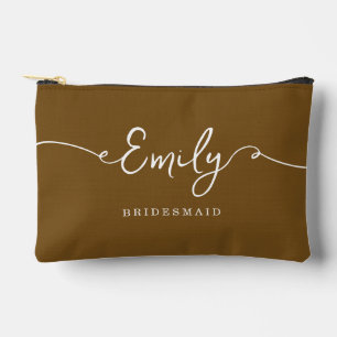 Gepersonaliseerde make-uptas bruidsmeisje cadeaus etui