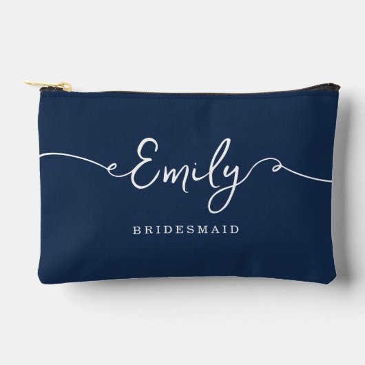 Gepersonaliseerde make-uptas bruidsmeisje cadeaus etui (Voorkant)