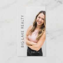 Gepersonaliseerde makelaar Modern verticaal fotoon