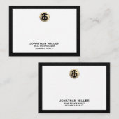 Gepersonaliseerde makelaar Notecard Notitiekaartje (Voorkant / Achterkant)